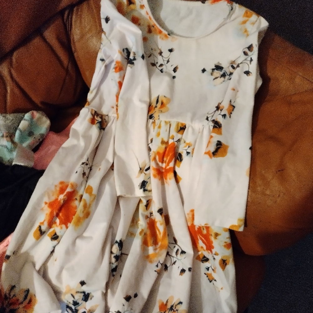 Little girls flower dress
